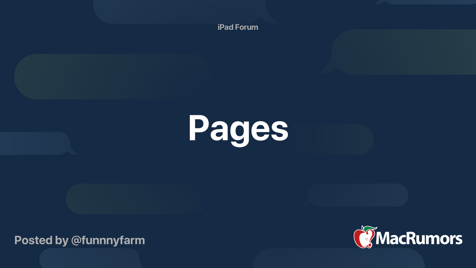 Pages Macrumors Forums