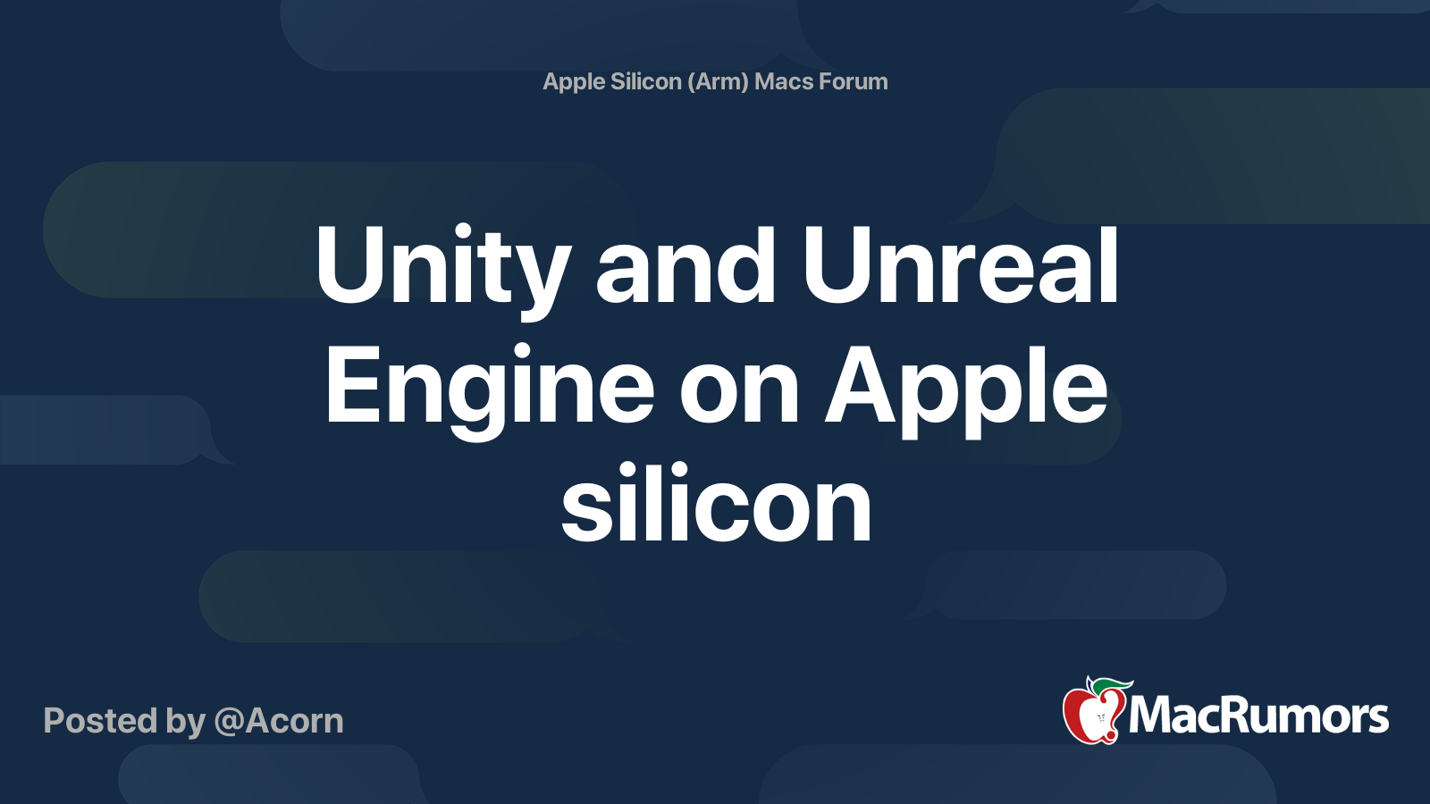 Unreal Engine updated with native Apple Silicon Macs support