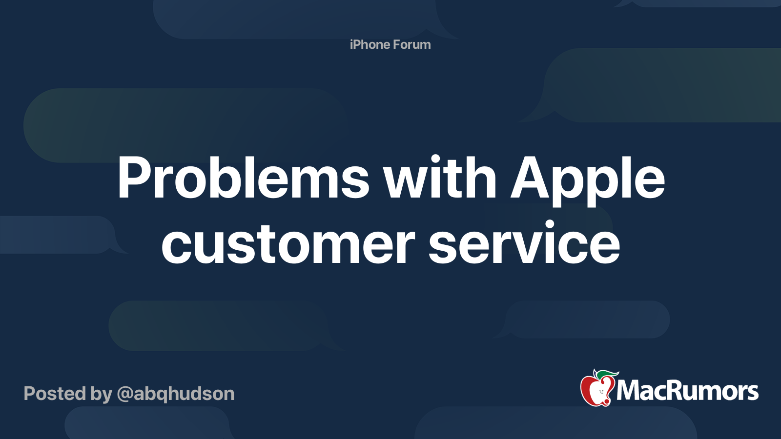 Problems with apple customer service macrumors forums