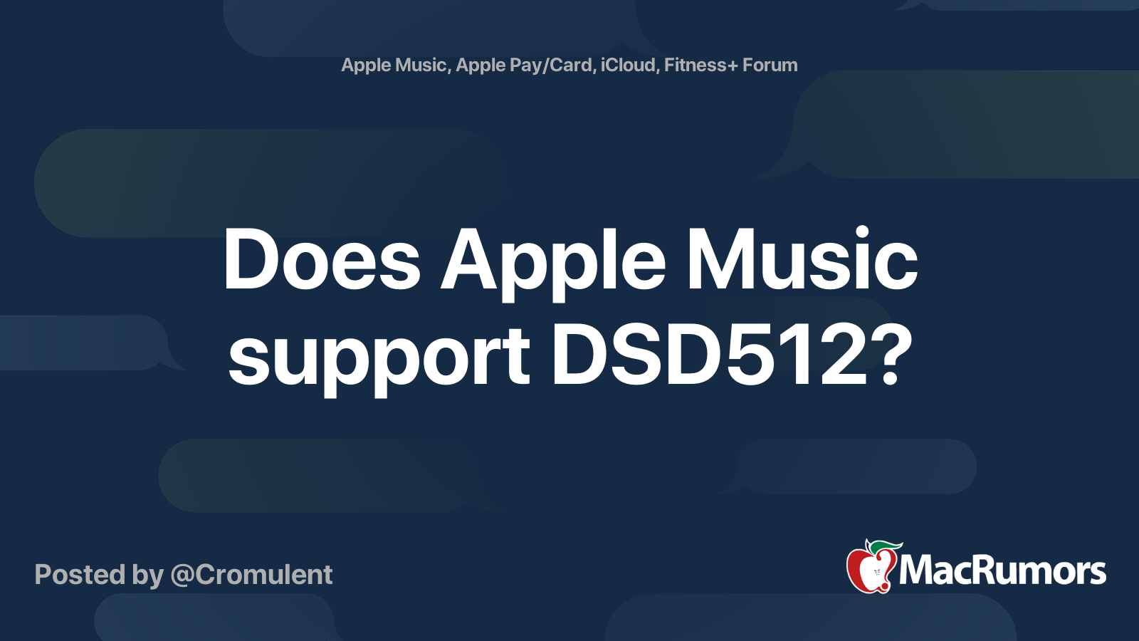 does-apple-music-support-dsd512-macrumors-forums