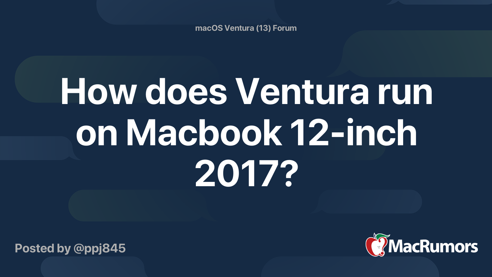 macbook 12 inch ventura