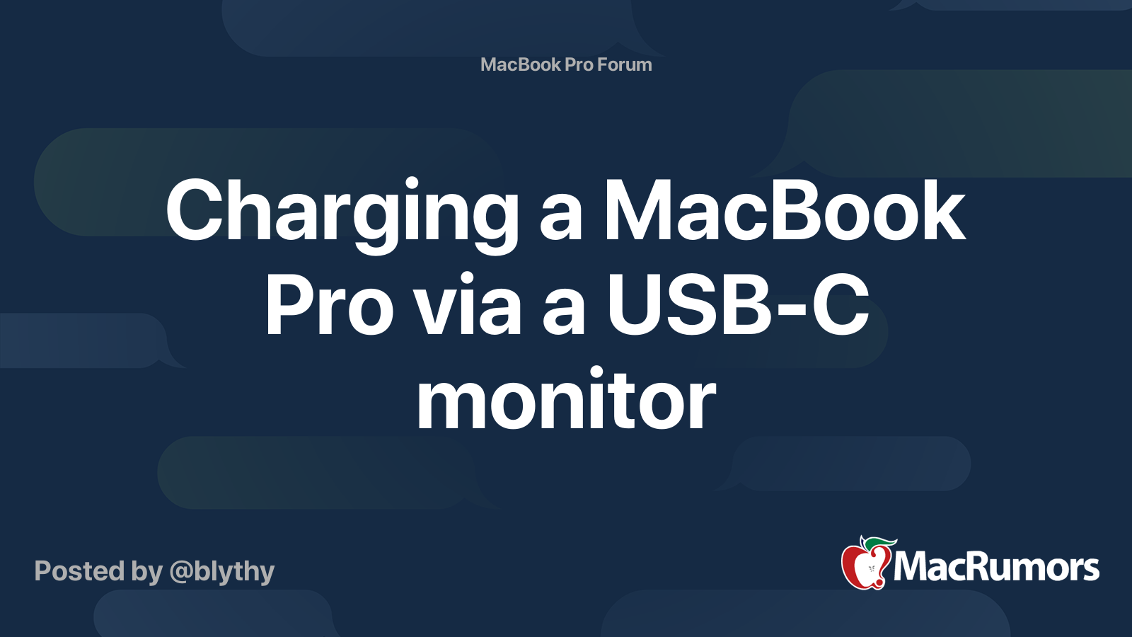 monitor charge macbook