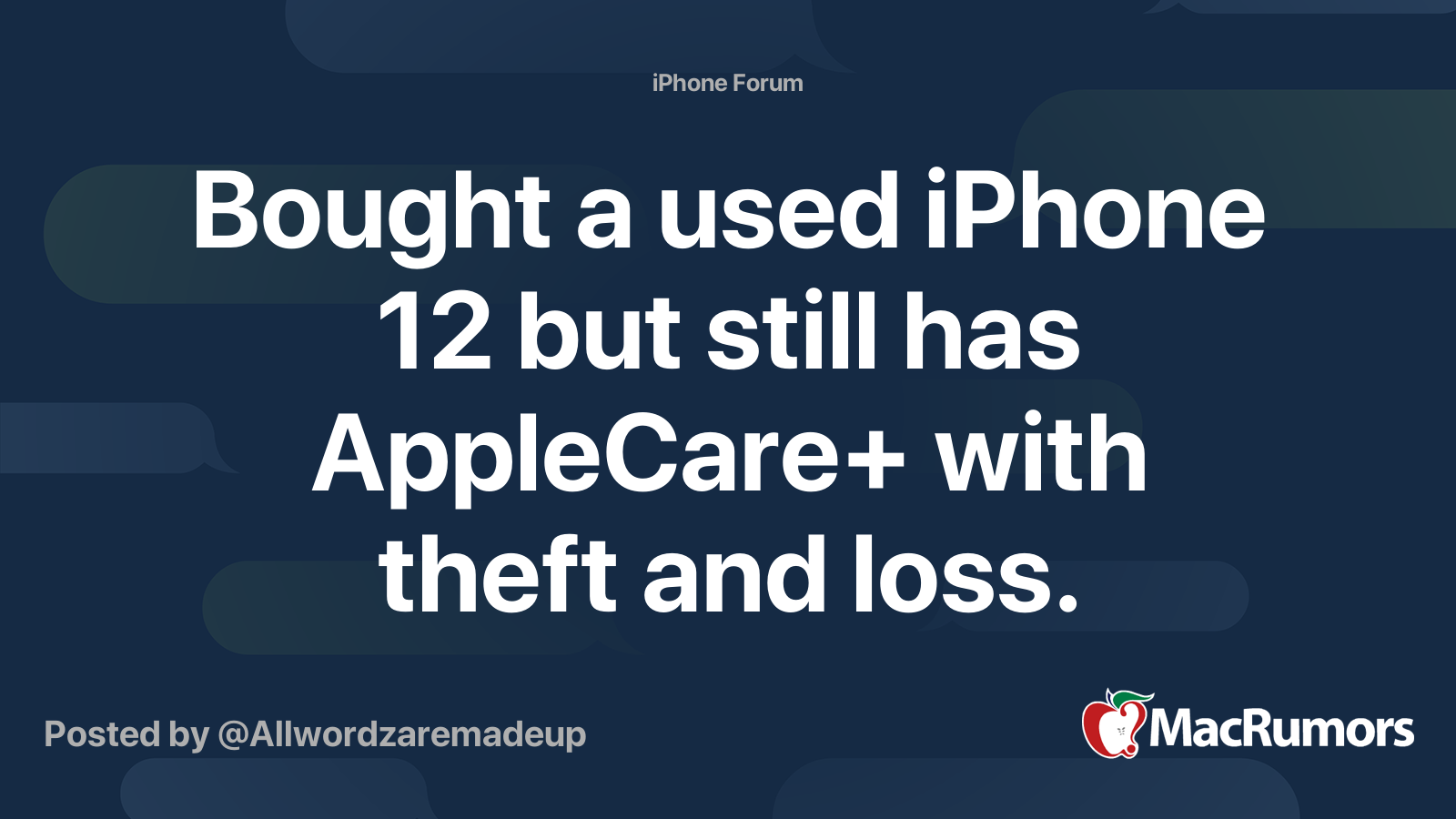 Can you add applecare to sale a used iphone