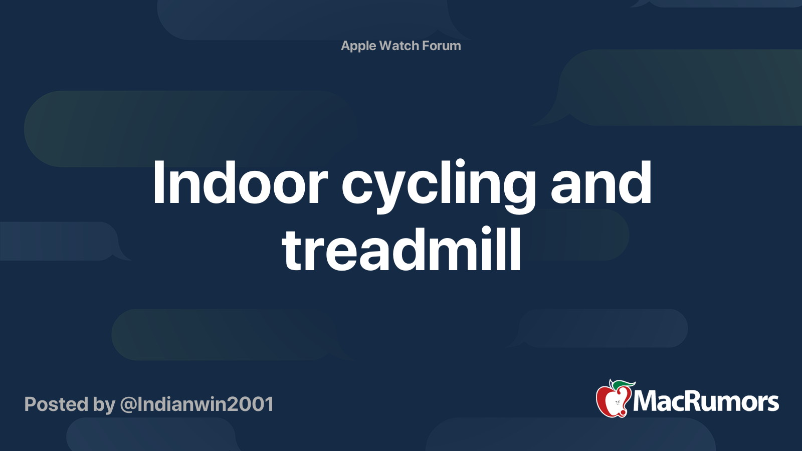 cycling on a treadmill