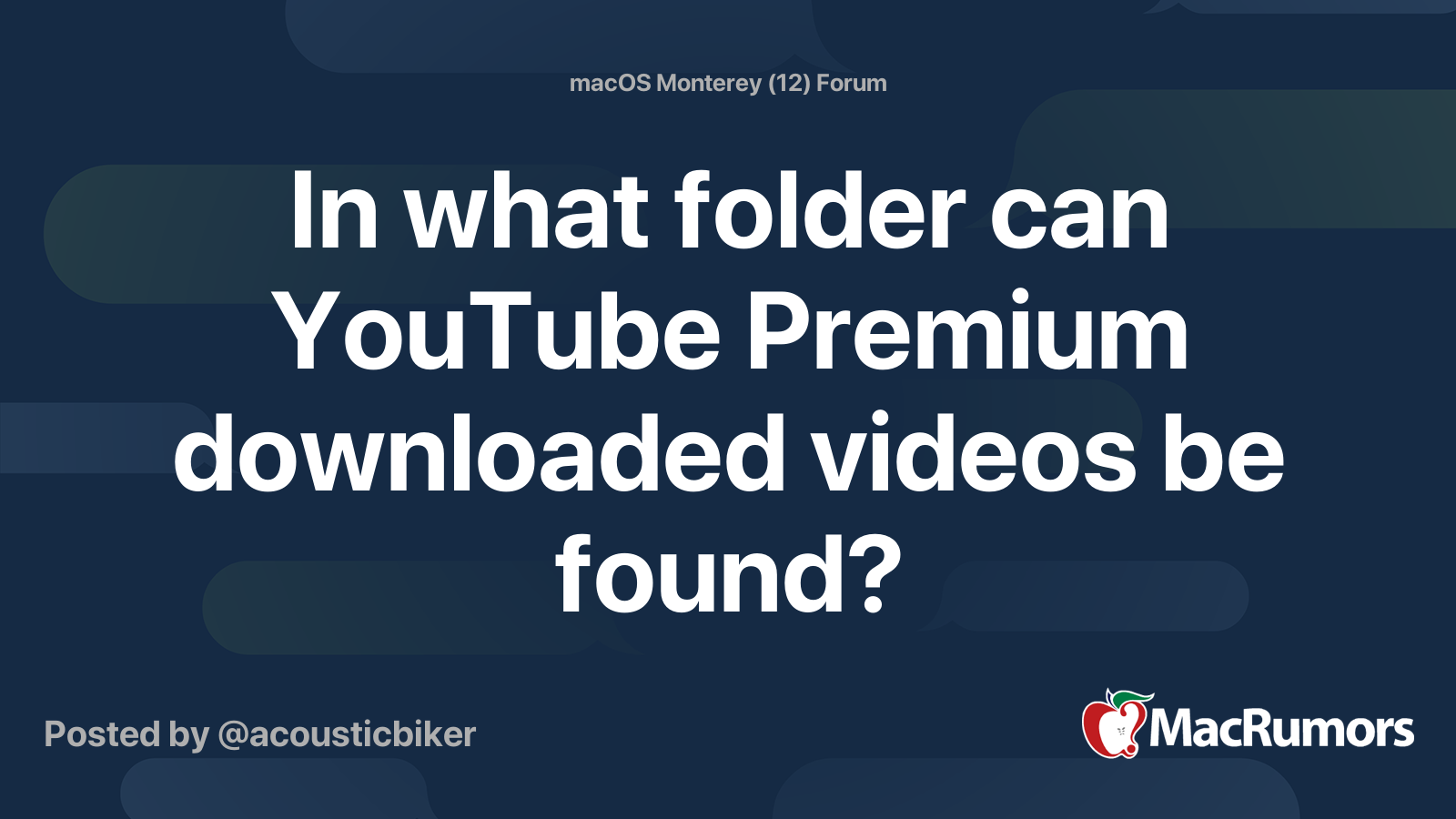 In which folder youtube 2025 offline videos are saved