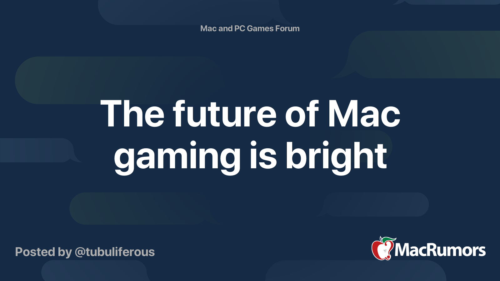 Apple Event Next Week Likely to Emphasize High-End Gaming on Mac - MacRumors