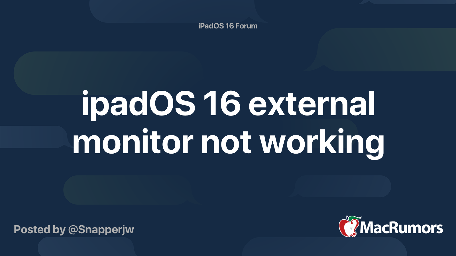 ipados 16 external monitor setup