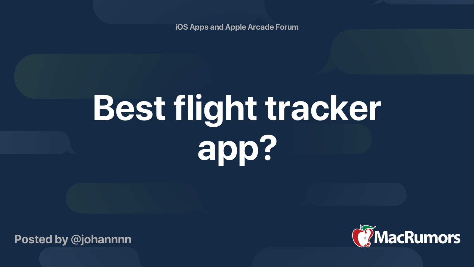 Best flight tracker app? MacRumors Forums