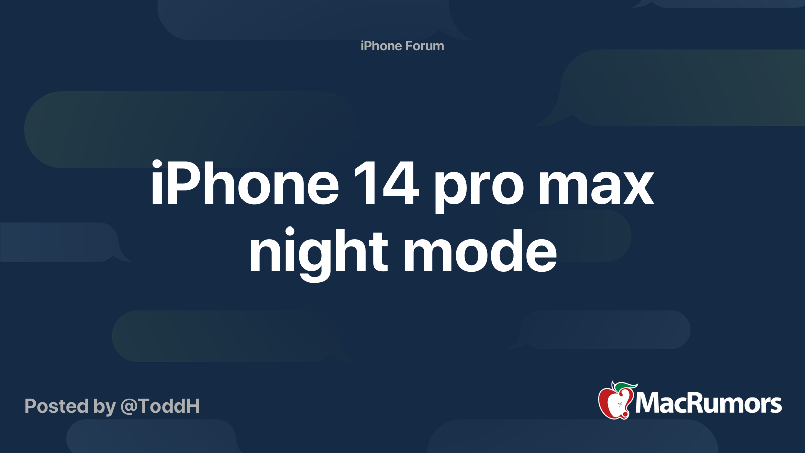 iphone 14 pro max night mode camera