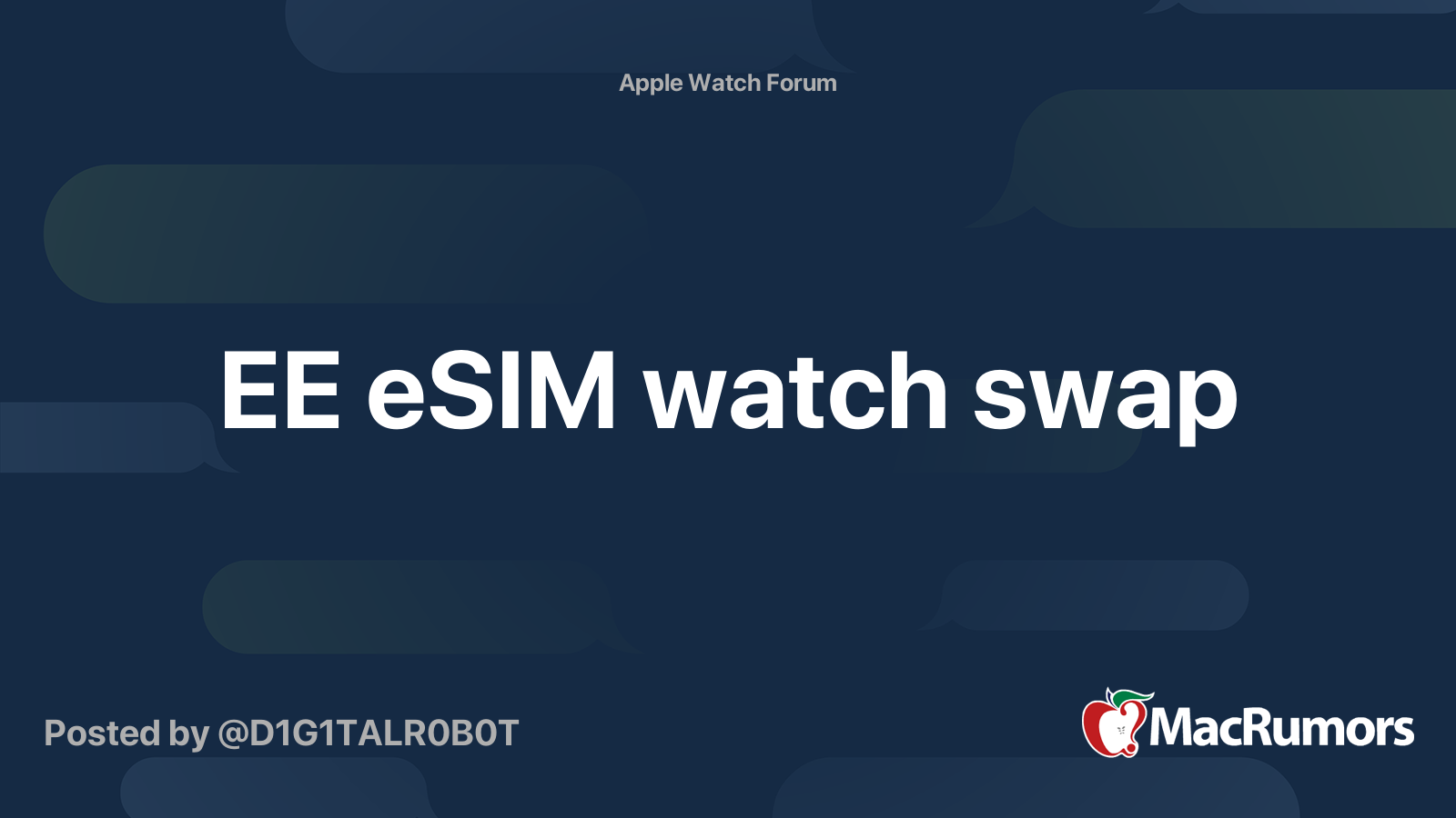 Add apple watch 2024 to ee sim only