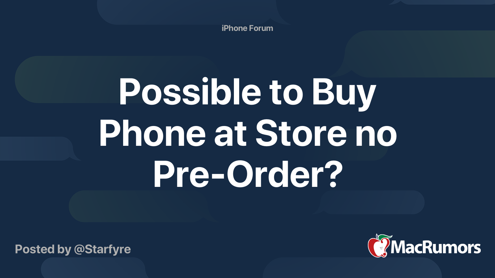 Forgot to Pre-Order Your iPhone 13 or 13 Pro? Apple Store Pickup Remains an  Option for Launch Day - MacRumors