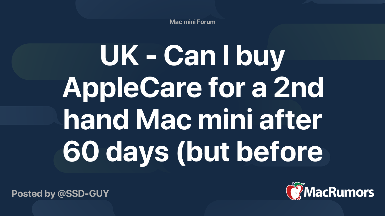 Can i buy applecare after sale a year