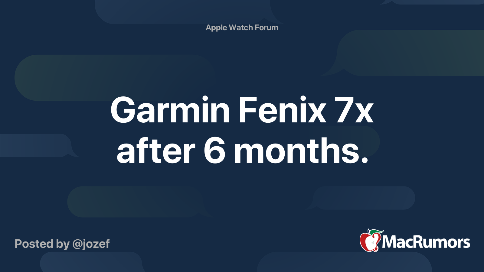 Garmin Fenix 7X after 30 days - Regrets? 