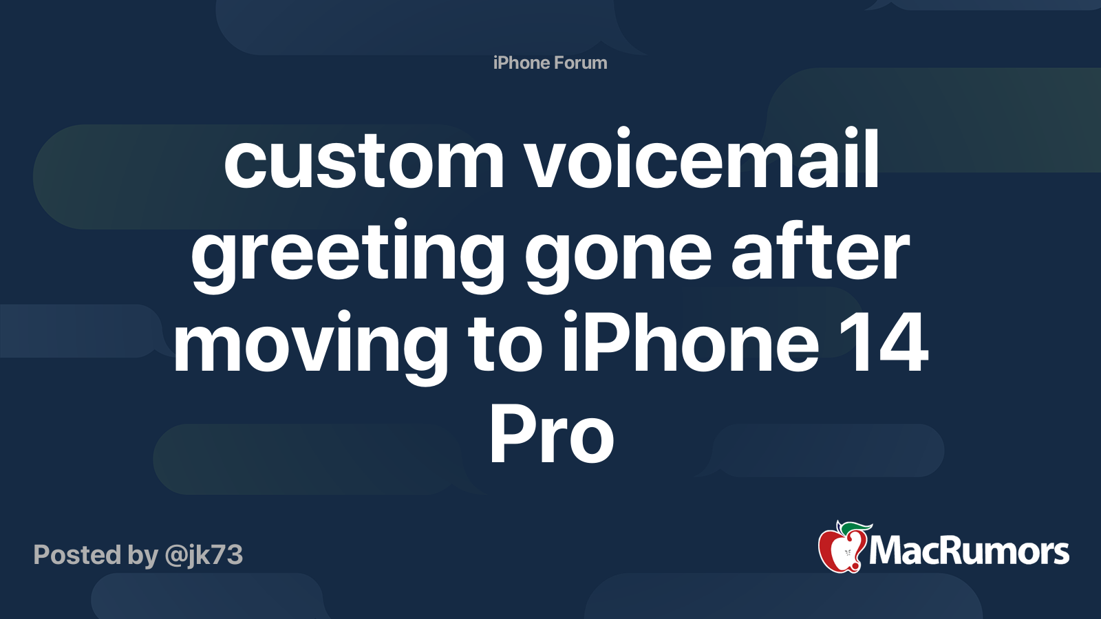 Custom Voicemail Won T Save On Iphone