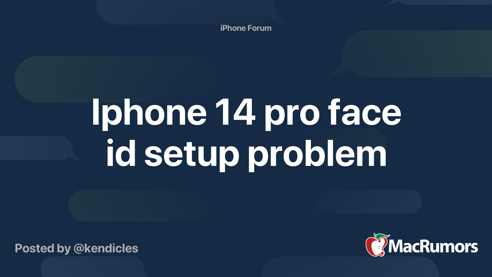 iphone 14 face id setup