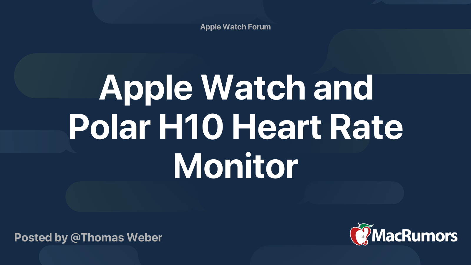 Apple watch best sale and polar h10