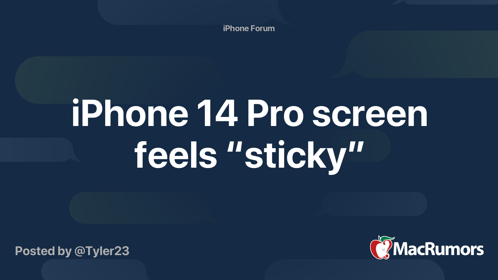 iphone-14-pro-screen-feels-sticky-macrumors-forums