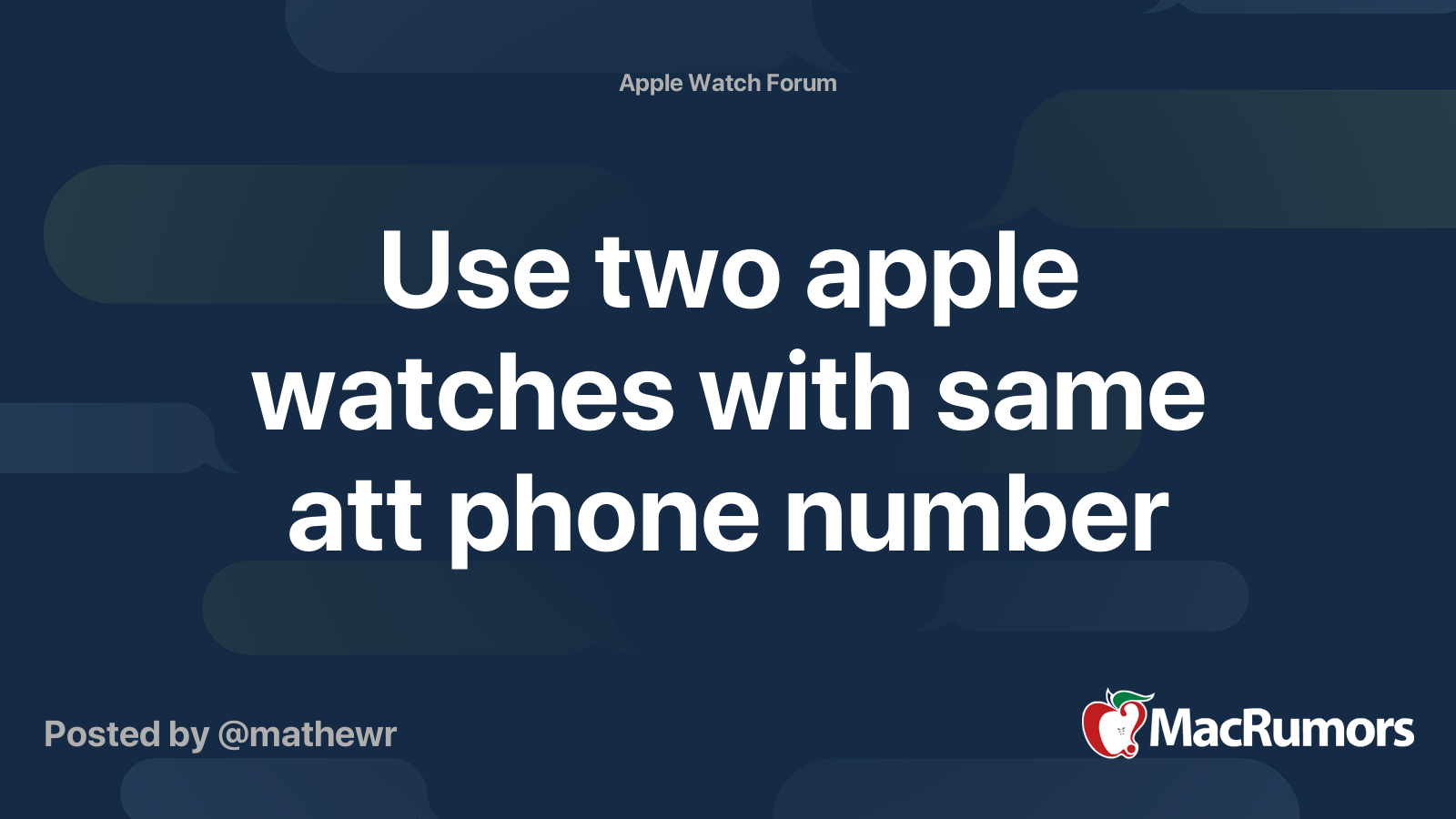 Apple watch same number as phone new arrivals