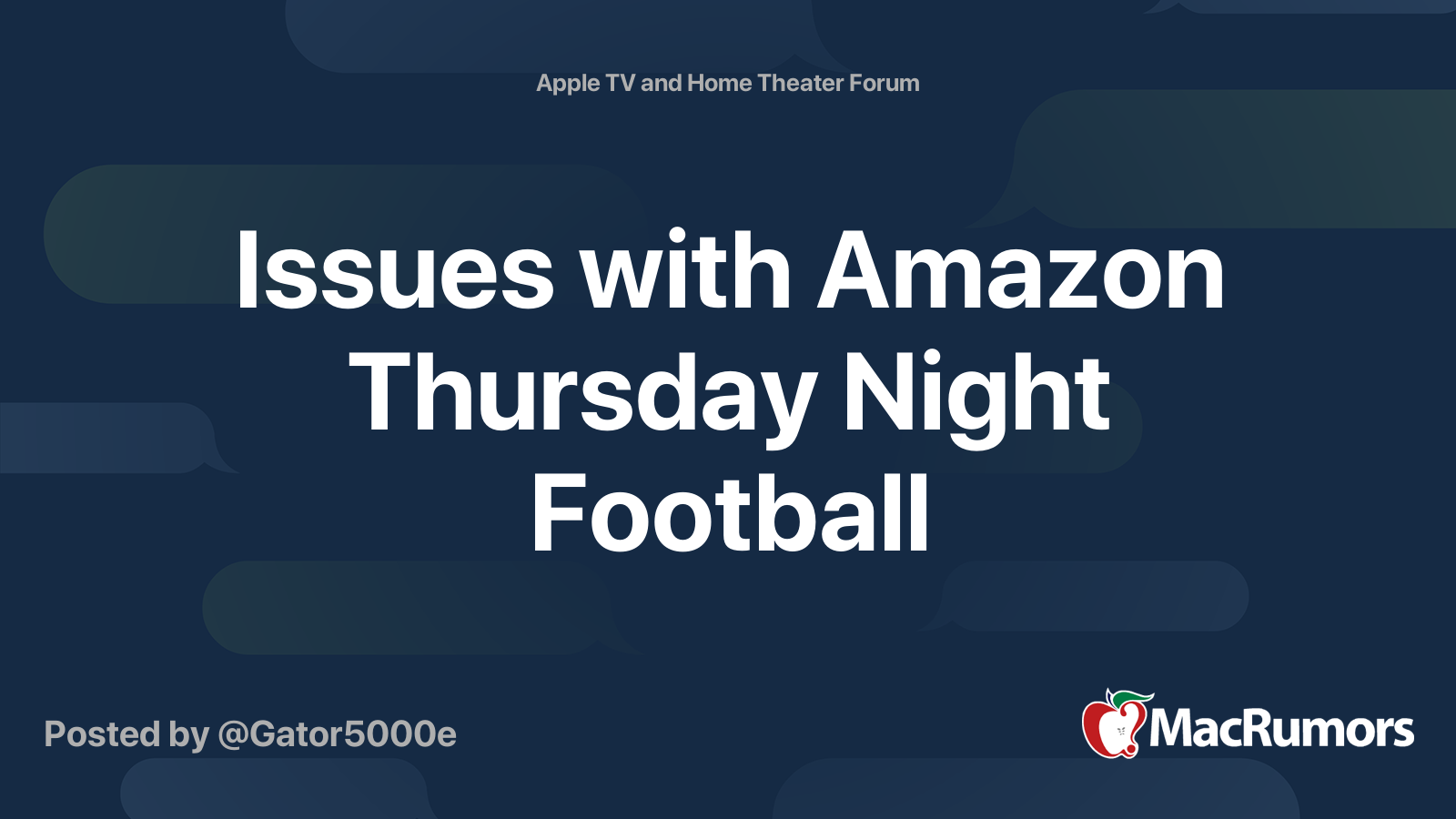 apple tv thursday night football