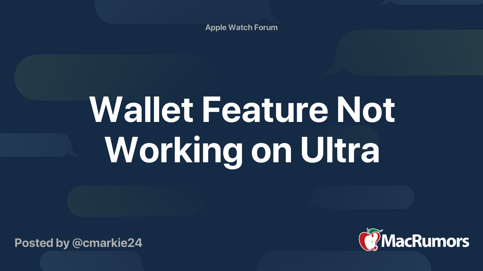 Wallet Feature Not Working on Ultra