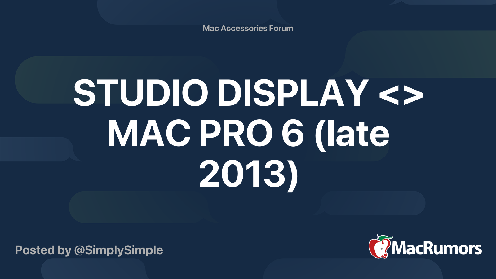 mac pro 6 1 studio display