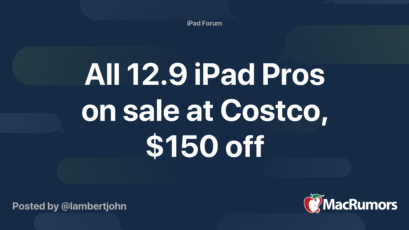 Costco deals ipad sale