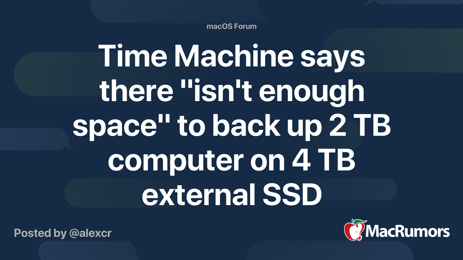 Time Machine says there 