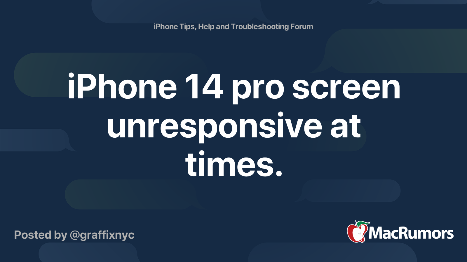 iphone 14 pro screen won t light up
