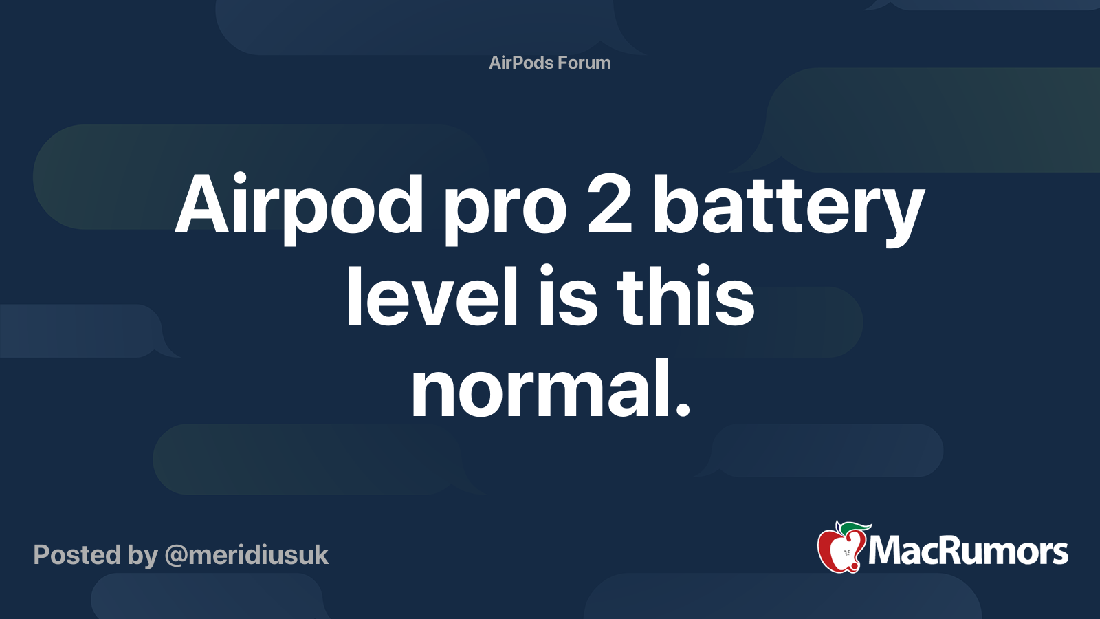 apple airpod 2 pro battery life