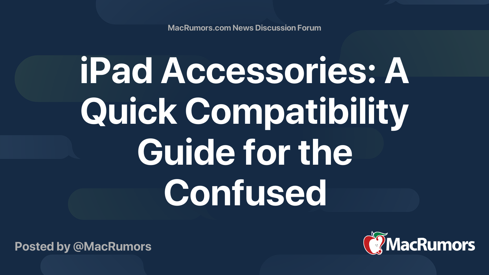 iPad Accessories: A Quick Compatibility Guide for the Confused | Page 2 ...