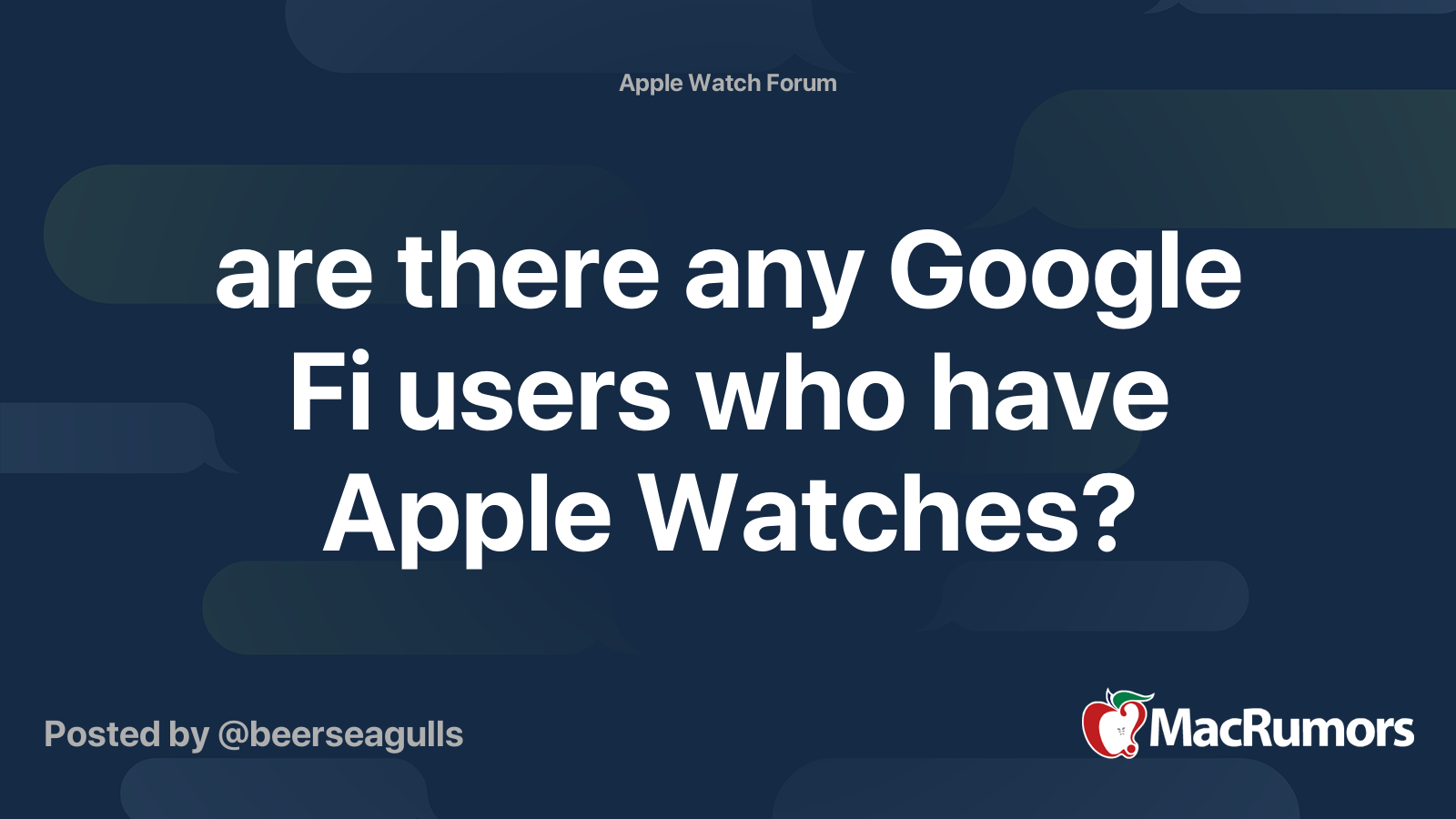 Apple watch with store google fi