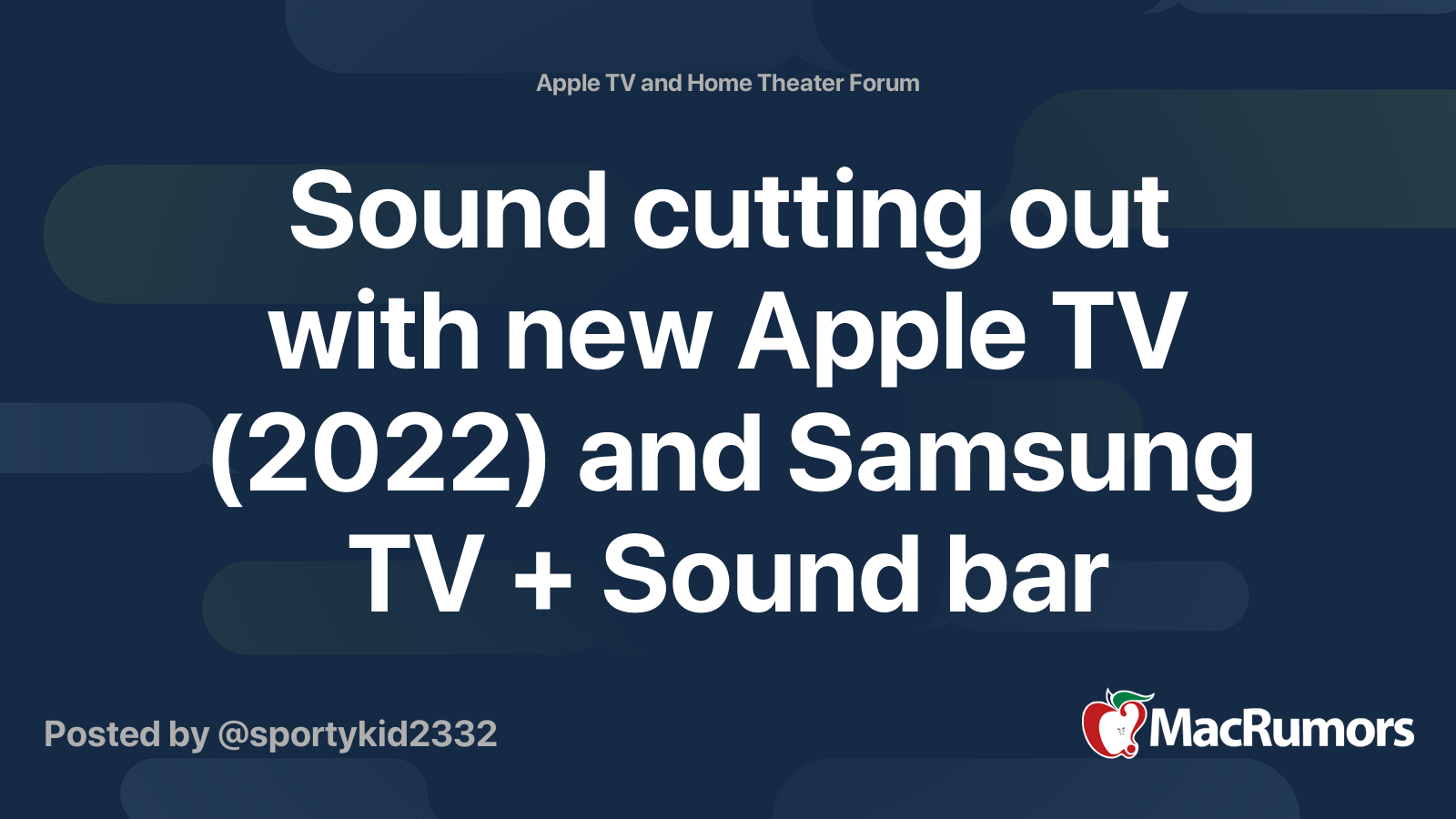 Apple soundbar hot sale for tv