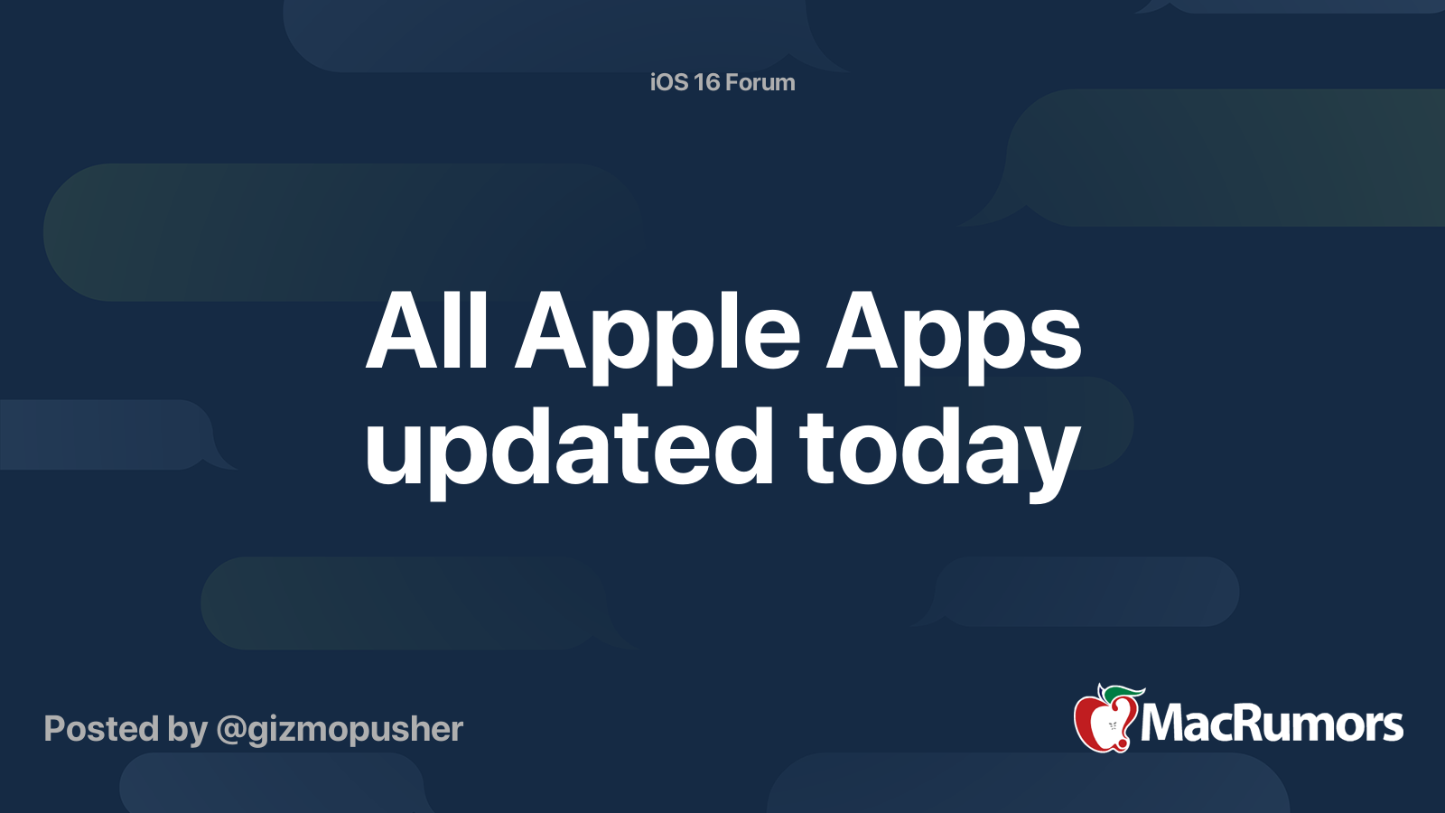 all-apple-apps-updated-today-macrumors-forums