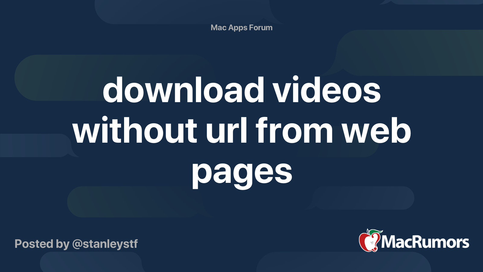 how to download video without url