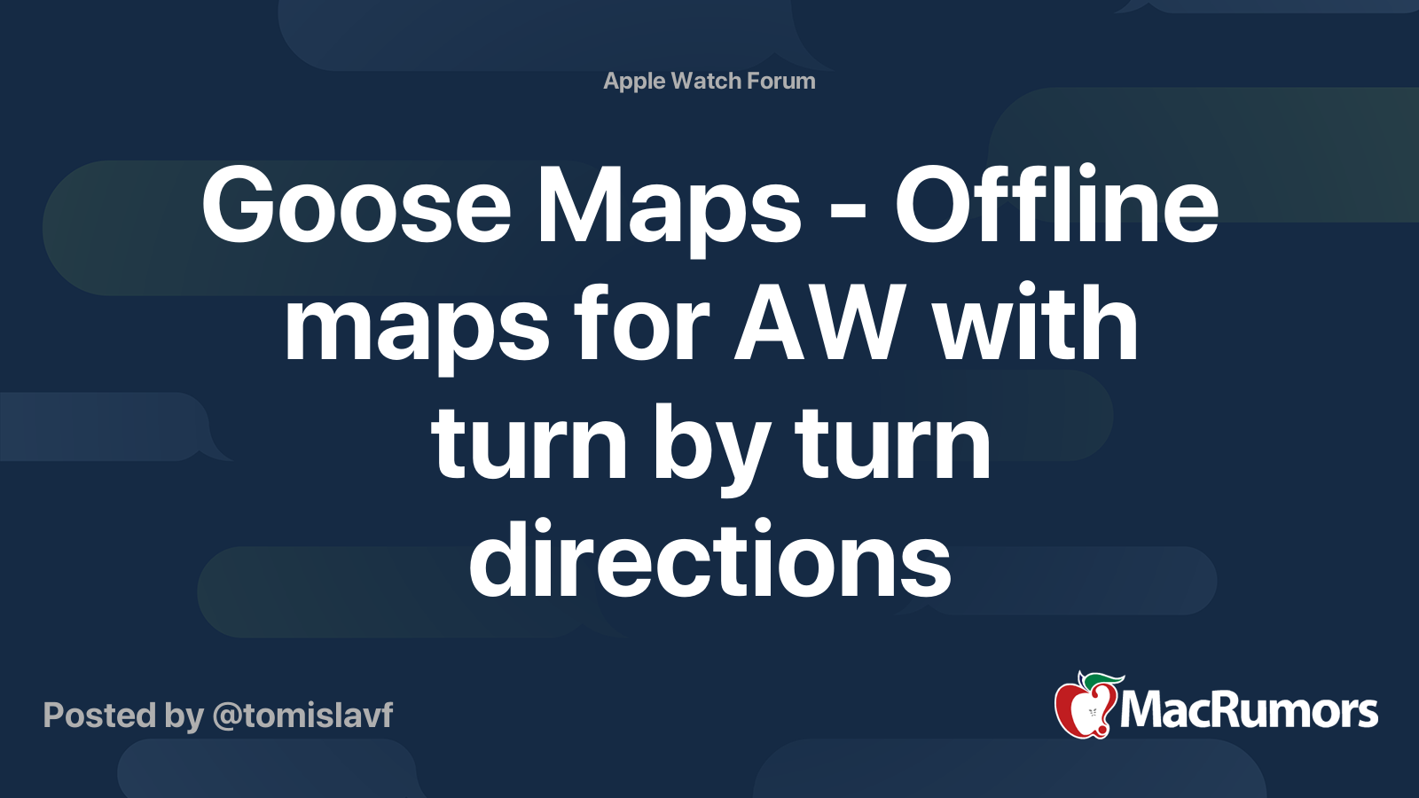 Offline maps for apple watch hot sale