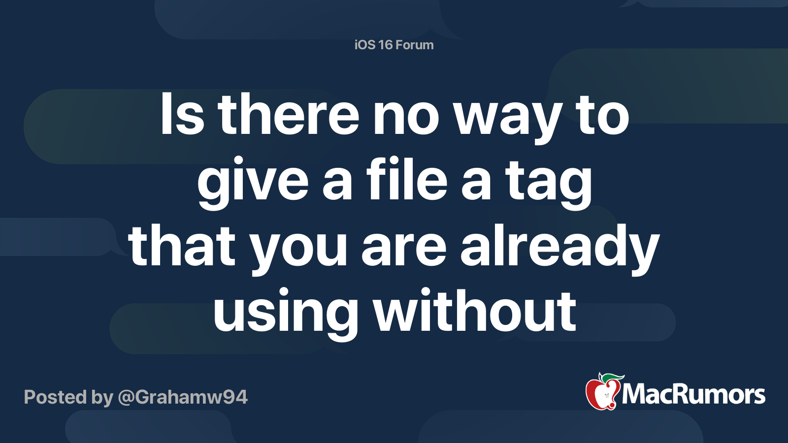 is-there-no-way-to-give-a-file-a-tag-that-you-are-already-using-without