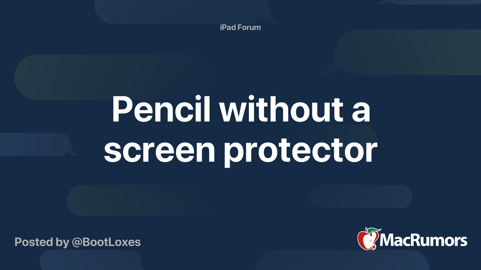 Is it bad to use Apple Pencil without screen protector?