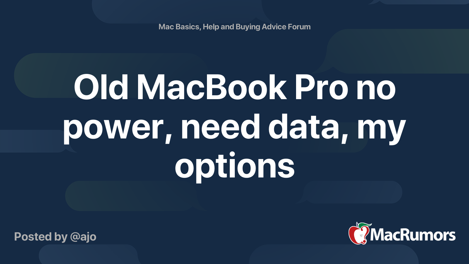 old-macbook-pro-no-power-need-data-my-options-macrumors-forums