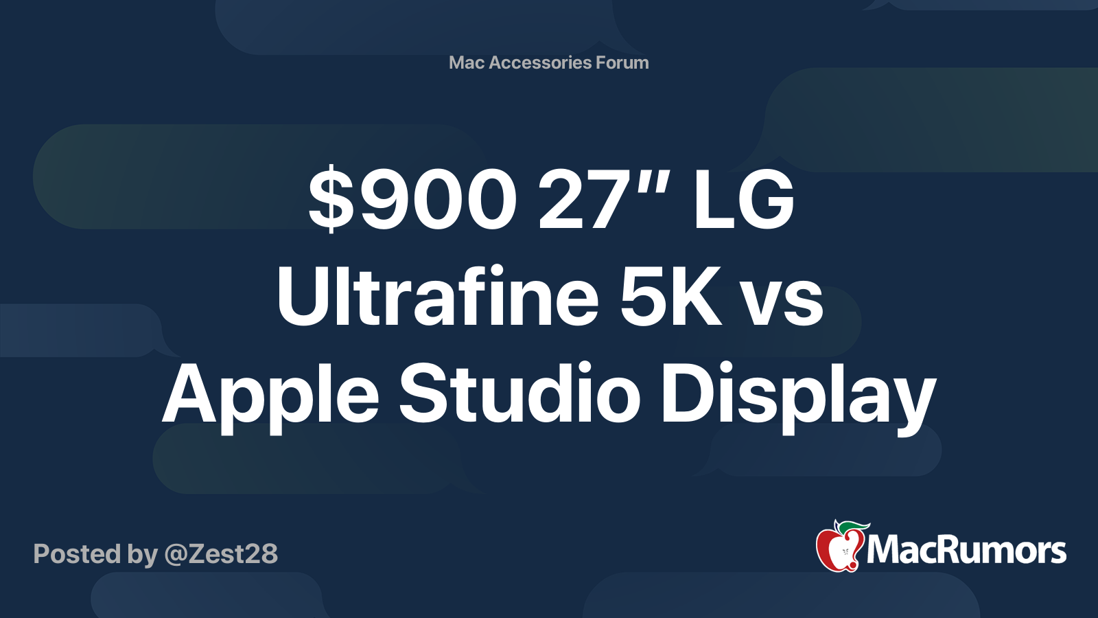 Compared: Apple Studio Display vs LG UltraFine 5K Display