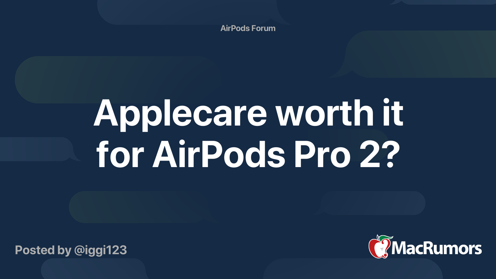 Applecare on 2025 airpods worth it