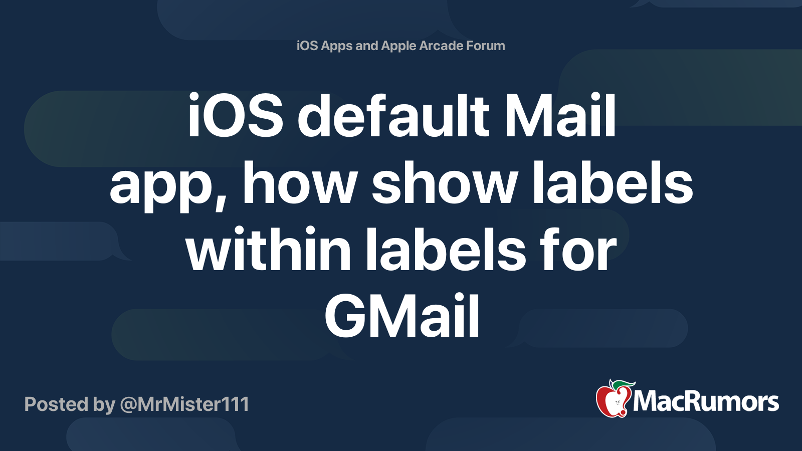 iOS default Mail app, how show labels within labels for GMail ...