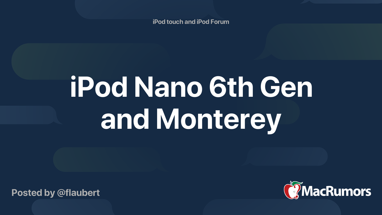 billet kasket dash iPod Nano 6th Gen and Monterey | MacRumors Forums