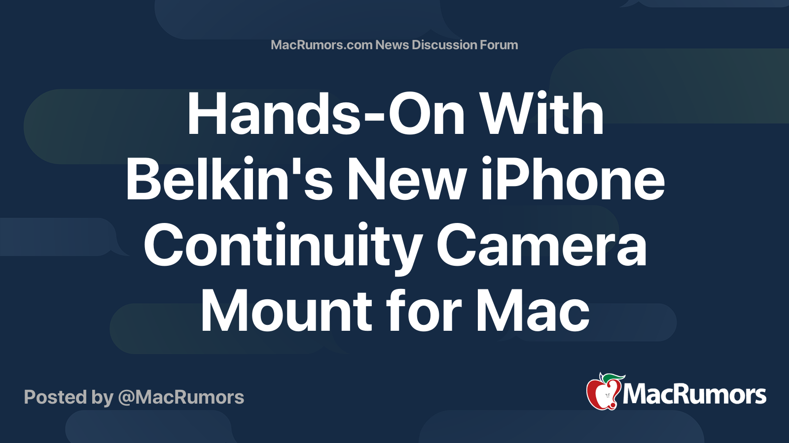 Belkin makes MagSafe iPhone mount for desktop owners who want a