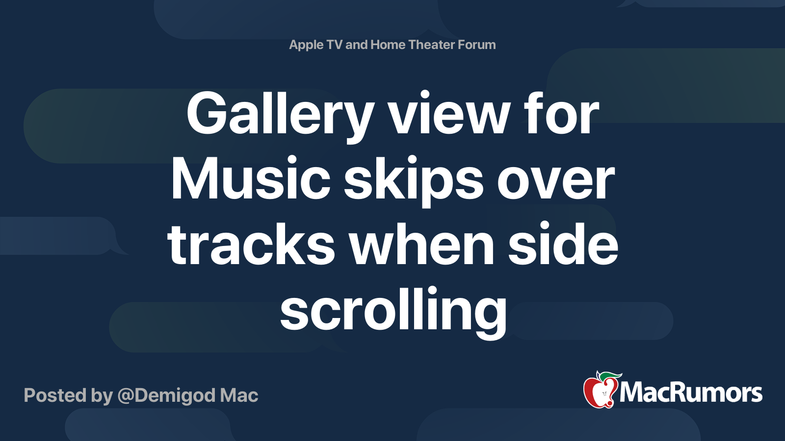 Gallery view for Music skips over tracks when side scrolling