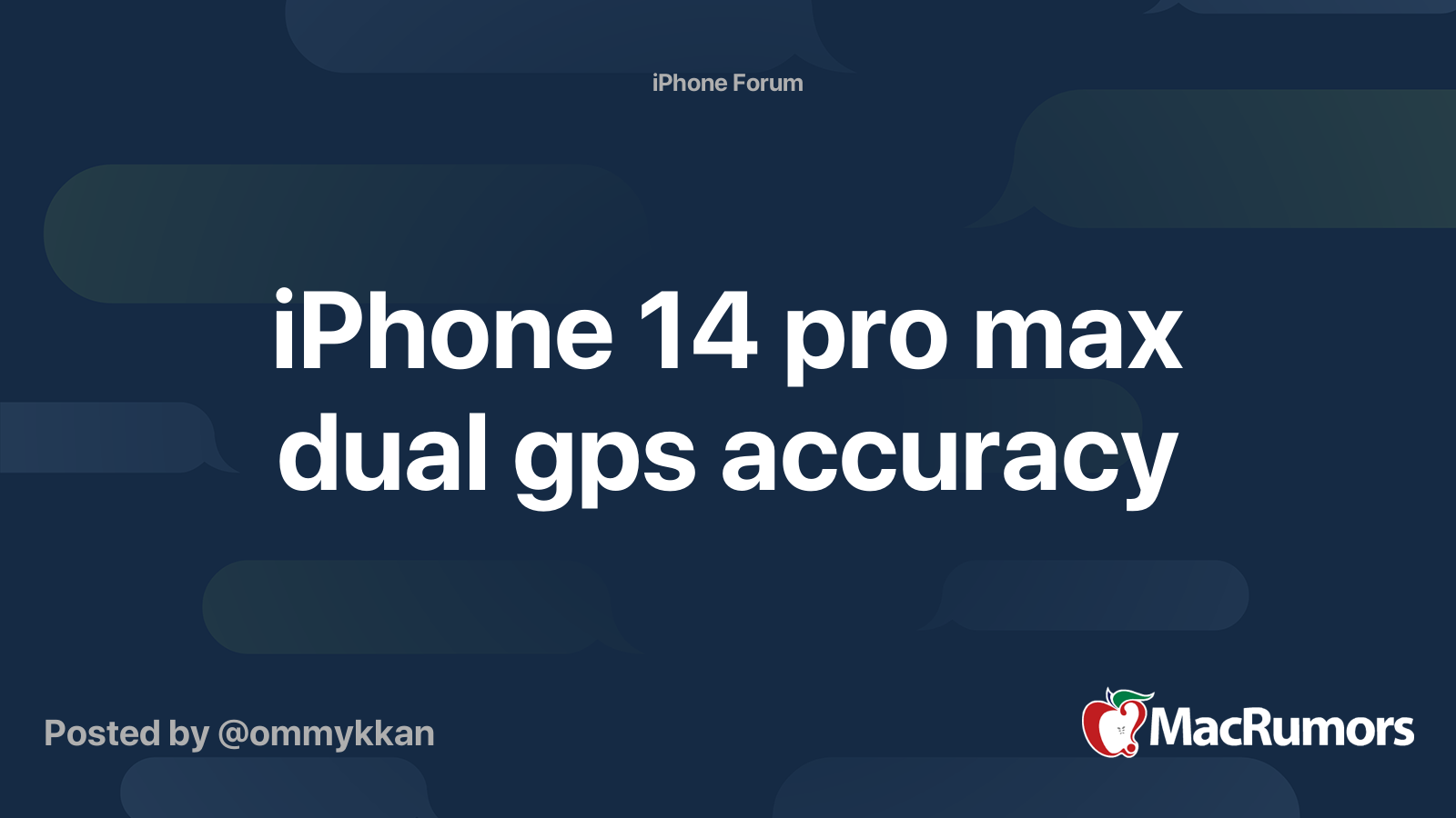 iPhone 14 max dual gps accuracy |
