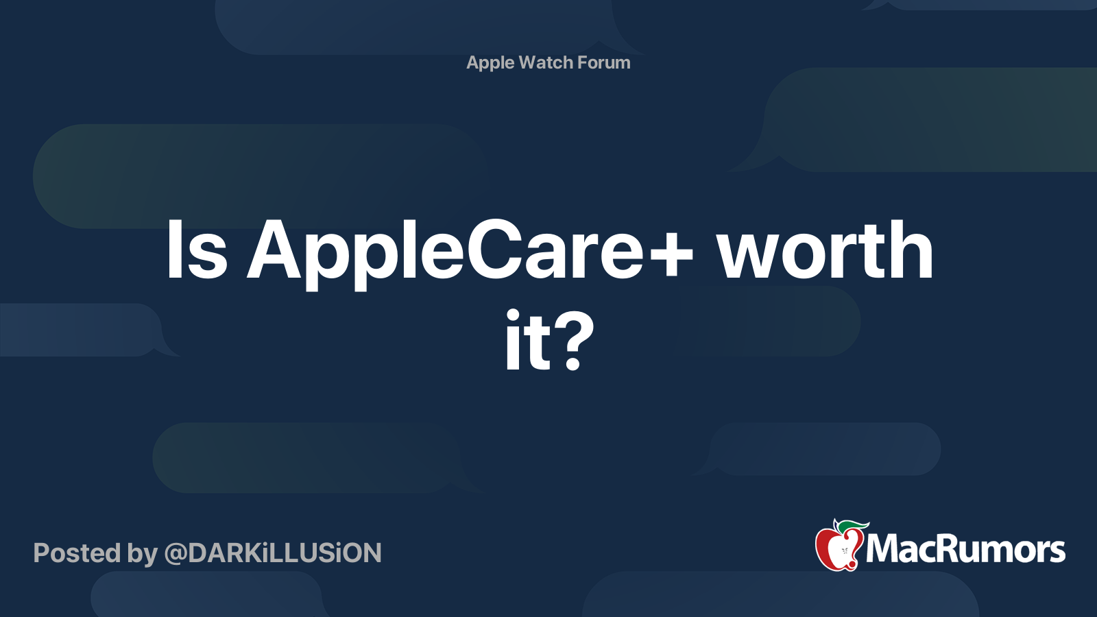 Is apple watch outlet applecare worth it