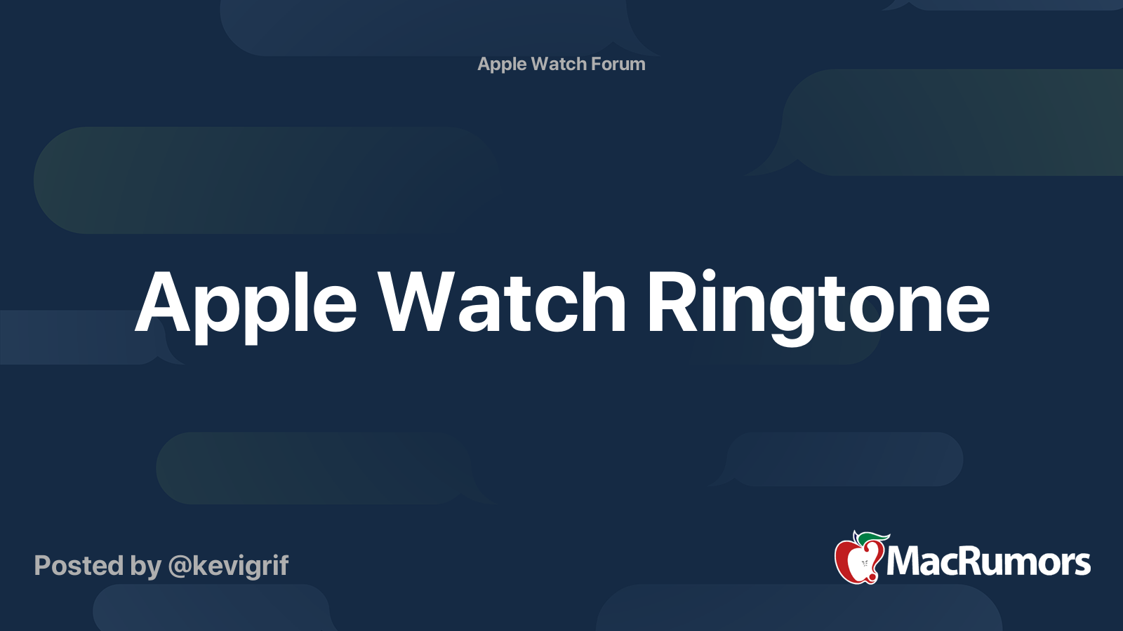 Apple watch clearance ringtones