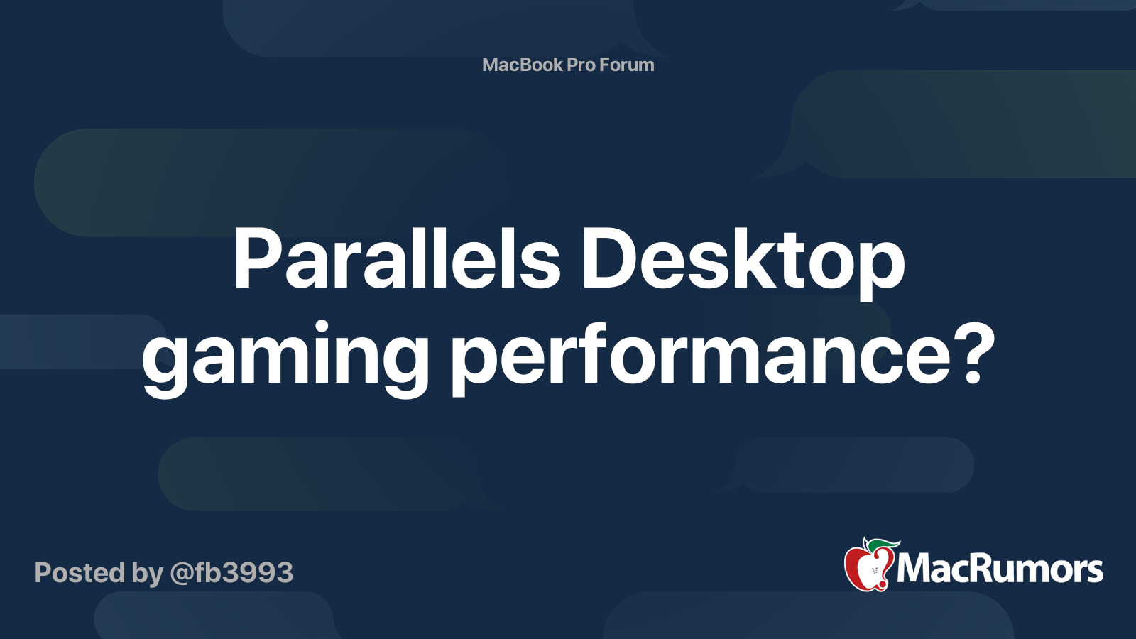 beton Perfervid Erkende Parallels Desktop gaming performance? | MacRumors Forums