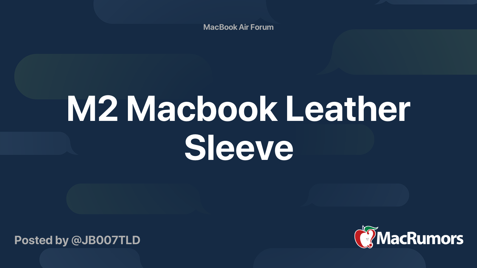 Vero Leather Sleeve for MacBook Pro