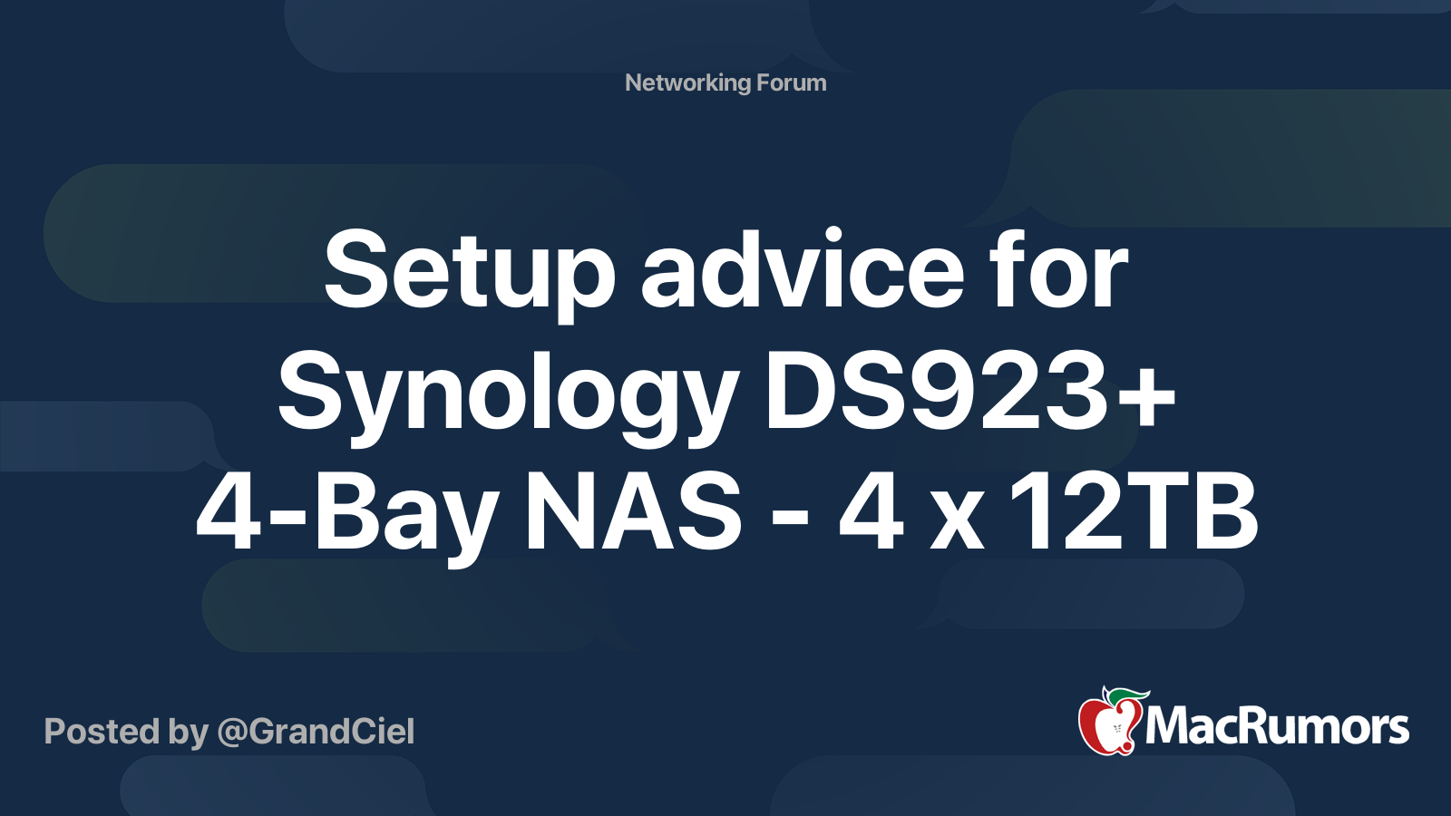 Synology DS923+ 4-Bay NAS Enclosure